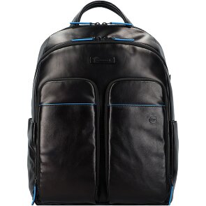 Piquadro Blue Square Revamp Backpack RFID Leather 39 cm Laptop Compartment Piquadro Blue Square Revamp Backpack RFID Leather 39 cm Laptop Compartment