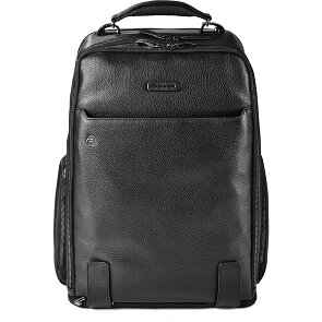 Piquadro Skórzany plecak podróżny Modus RFID z przegrodą na laptopa 44 cm