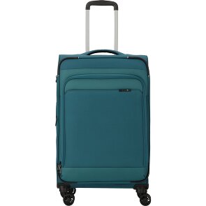 d&n Travel Line 9504 4 kółka Walizka M 67 cm z plisą rozprężną