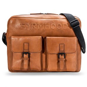 Farmhood Memphis Briefcase Messenger Skórzany 38 cm Komora na laptopa