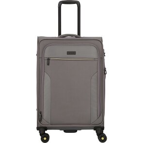 d&n Travel Line 9704 4 kółka Walizka M 68 cm z plisą rozprężną