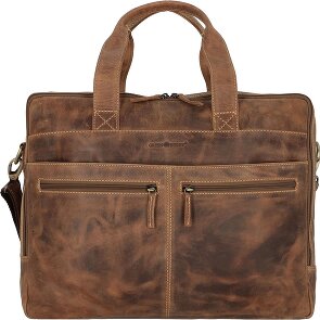 Greenburry Vintage Briefcase Leather 42 cm Komora na laptopa