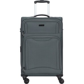 d&n Travel Line 9204 4 kółka Walizka M 66 cm z plisą rozprężną