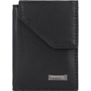 Greenland Nature Czarny Nappa Wallet RFID Leather 7 cm