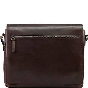 Jost Lund Briefcase Messenger Skórzany 41.5 cm Komora na laptopa