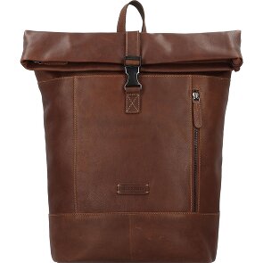 Jack Kinsky Porto Plecak Skórzany 43 cm Komora na laptopa