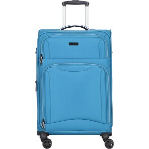 d&n Travel Line 9204 4 kółka Walizka M 66 cm z plisą rozprężną
