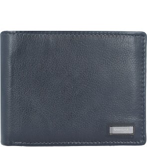 Greenland Nature Czarny Nappa Wallet RFID Leather 12 cm