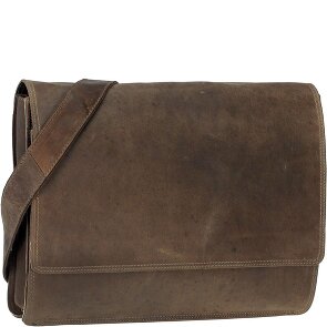 Harold's Antic Briefcase Messenger Skóra 38 cm Komora na laptopa