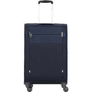 Samsonite Citybeat 4 kółka Walizka 66 cm z plisą rozprężną