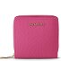  Bologna Leather Medium Zip-Around Wallet Leather 10 cm Model hot pink