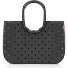  Loopshopper L Frame Shopper Bag 46 cm Model glossy dots black