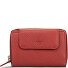  Vika Portfel Ochrona RFID Skórzany 14 cm Model red