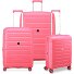  Starlight 3.0 4 kółka Zestaw walizek 3-części z plisą rozprężną Model coral pink