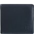  Skórzany portfel 10,5 cm Model navy