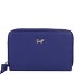  Joy Portfel z kluczem Skórzany 10.5 cm Model indigo violet