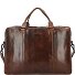  Newport Teczka Skórzany 43 cm Komora na laptopa Model coffee