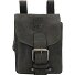  Vintage Fanny Pack Leather 15 cm Model charcoal