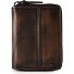  Destressed Portfel Ochrona RFID Skórzany 10.5 cm Model teak brown