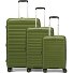  Travel Line 4700 4 kółka Zestaw walizek 3-części z plisą rozprężną Model olive green