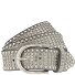  Riva Studded Belt Leather Model hellgrau | 95 cm