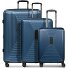  Essentials 14 4 kółka Zestaw walizek 3-części z plisą rozprężną Model dark blue metallic