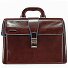  Niebieskie skórzane etui Sqare Doctor 36 cm Model mahagonibraun