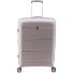  0800 4 kółka Walizka 65 cm z plisą rozprężną Model beige
