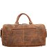 Vintage Weekender Travel Bag Leather 50 cm Model braun