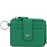  Joy Etui na karty kredytowe Ochrona RFID Skórzany 11 cm Model fern green