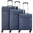 Jazz 4.0 4 kółka Zestaw walizek 3-części z plisą rozprężną Model nachtblau