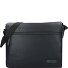  Stockholm Messenger Bag Leather 38 cm Laptop Compartment Model schwarz