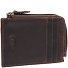  Livenza Etui na karty kredytowe Ochrona RFID Skórzany 12 cm Model brown