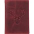  Vintage Etui na dowód osobisty Skórzany 12.5 cm Model rusty red