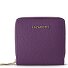  Bologna Leather Medium Zip-Around Wallet Leather 10 cm Model purple