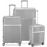  Airglam 4 kółka Zestaw walizek 3-części z plisą rozprężną Model grigio perla