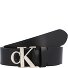  Skórzany pasek z monogramem Model black | 80 cm