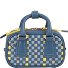  Woven Torba Skóra 20.5 cm Model denim blue
