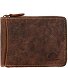  Vintage portfel skórzany 13 cm Model antikbraun