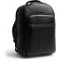  Serenzo Plecak Skóra 40 cm Komora na laptopa Model black