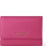  Portfel Bologna Leather XL z kieszenią zapinaną na zamek dookoła, Skóra, 14 cm Model hot pink