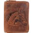  Vintage Zodiac Wallet Leather 10 cm Model horse