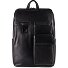  Zaino Plecak Skóra 34 cm Komora na laptopa Model black