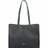  Minimal City Straw Shopper Bag 38 cm Model black-black