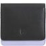 Portfel Skórzany 10 cm Model black-lavander Portfel Skórzany 10 cm Model black-lavander
