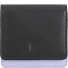  Flores Portfel Skórzany 10 cm Model black-lavander