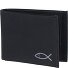  New Cryptan Portfel Ochrona RFID 11 cm Model schwarz-freedom fish grey