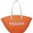  Summer Straw Shopper Bag 51 cm Model orange sunset