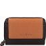  Nappa Portfel Ochrona RFID Skórzany 14 cm Model brown-tan