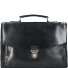  Skórzana aktówka Roma 39 cm Komora na laptopa Model schwarz